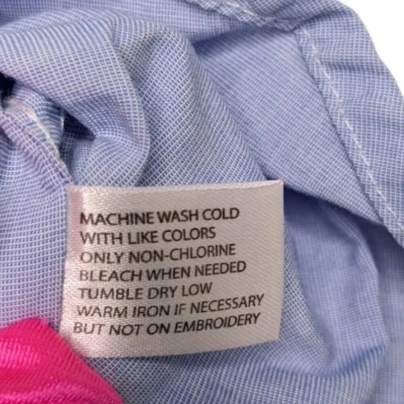 U.S. Polo Assn. Mens 100% Cotton Blue Button Down Long Sleeve Casual Shirt Sz XL - Picture 11 of 16